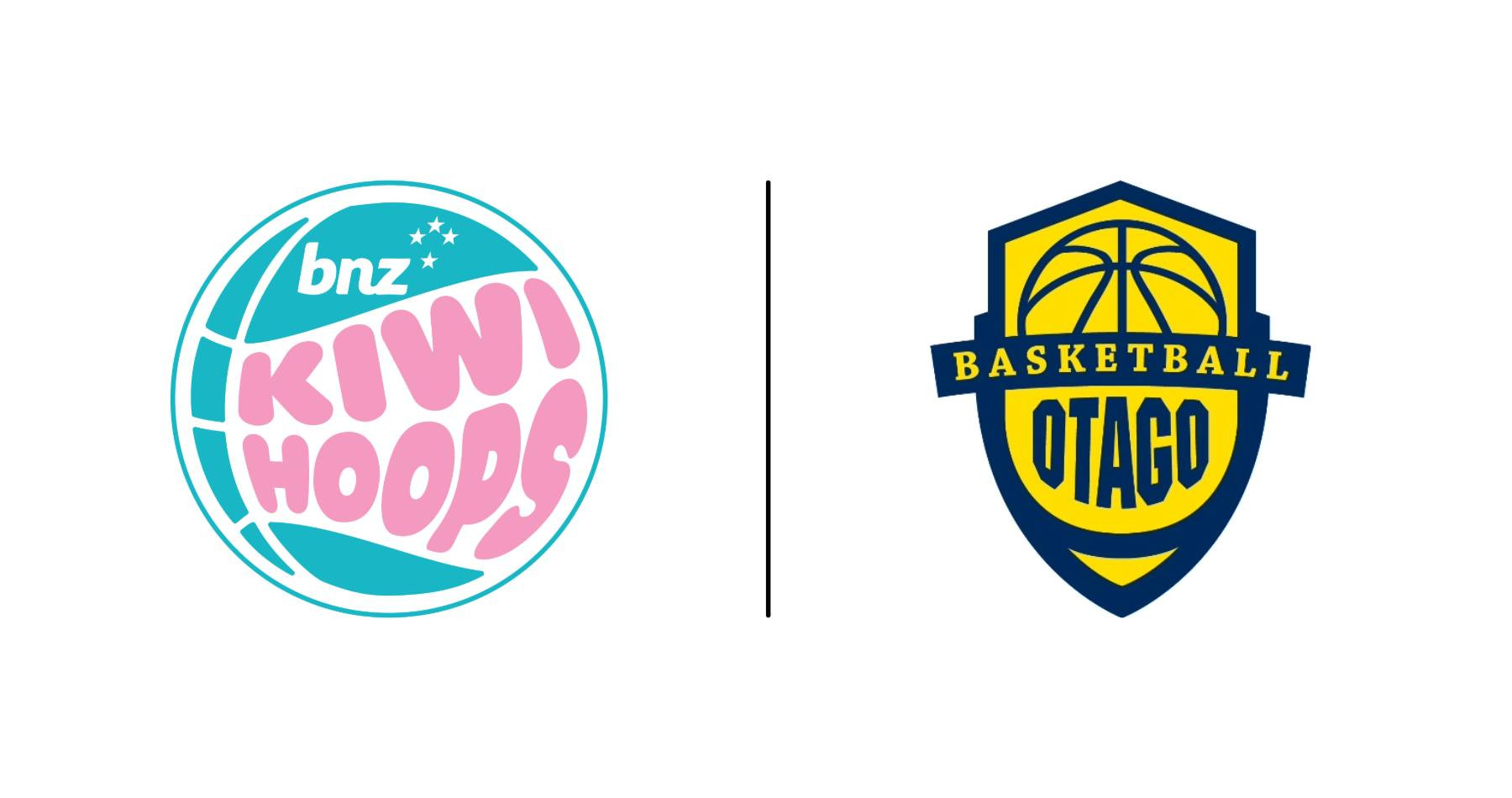 Kiwi Hoops and Basketball Otago Logos